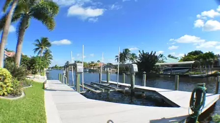 Here you can dock your rental boat