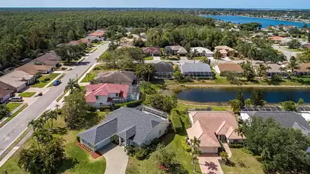 View of Villa Caressa from above