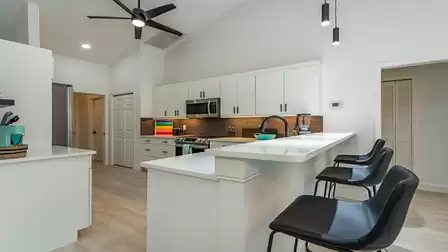Kitchen counter for quick a breakfast
