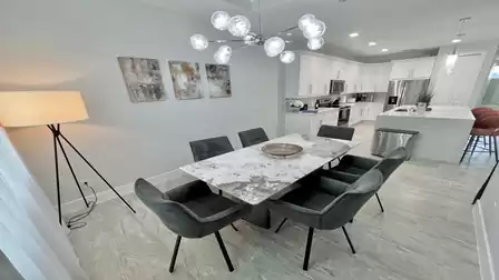 Elegant - the modern dining area