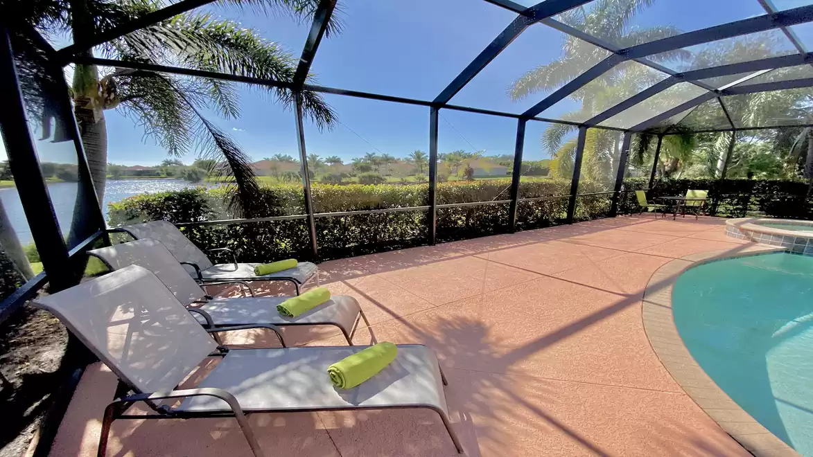 You can work on your tan here
