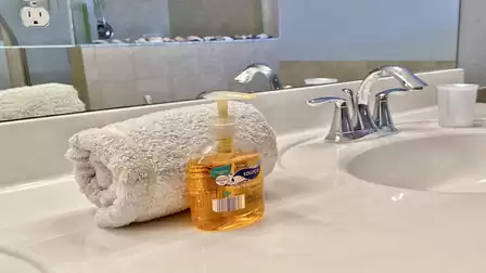 Even soap is already available there