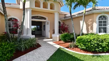 Entrance area of Villa Camille