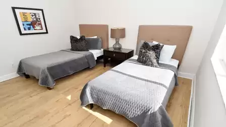 Two Twin beds are available in the third bedroom