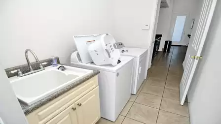 Laundry Room with washer and dryer