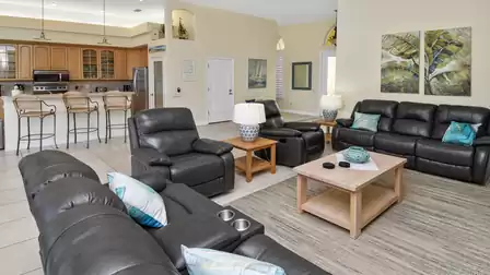 Comfortable seating in the living room