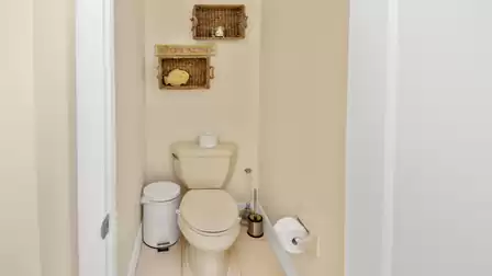 Toilet in the second bathroom