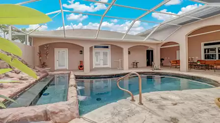 Relaxation paradise with a spacious pool deck