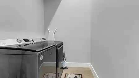 The utility room has the latest models