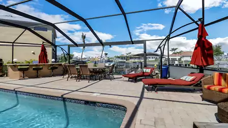 You can spend carefree vacation days on this terrace