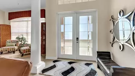Entrance area of the Villa Caribbean Flair