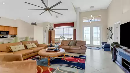 Comfortable seating in the living room