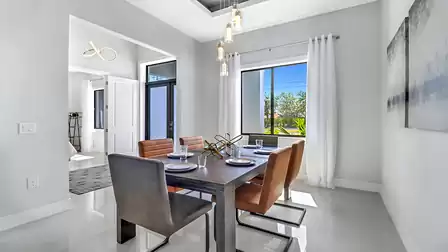 An inviting ambience for convivial meals
