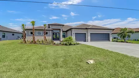 This impressive property captivates with its majestic driveway