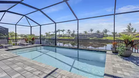 This pool is not just a place to swim, but a place of retreat
