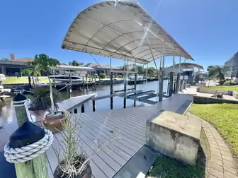 The boat lift invites you to spend relaxing hours
