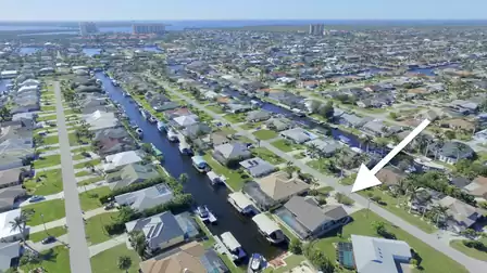 South-west view over Cape Coral to the Gulf of America