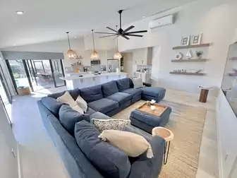 Snuggle up on this wonderfully comfortable sofa
