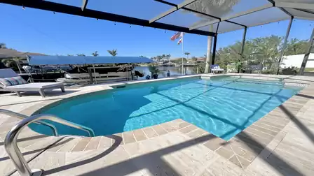 The impressive pool is a true paradise for relaxation and recreation