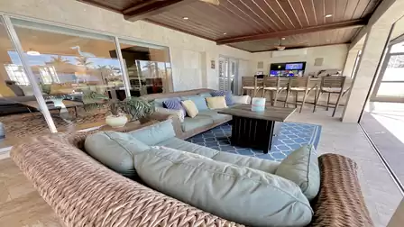 The comfortable seating offers the perfect place to experience the beauty to the fullest