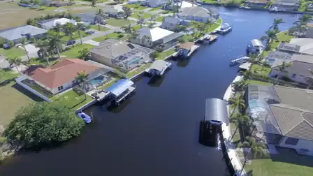 Impressive view from above, revealing the entire scenery in its full splendor