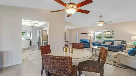 Enjoy unforgettable evenings in this open-plan living area