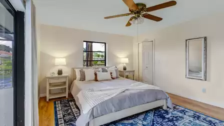 In the second bedroom you can dream in a large double bed