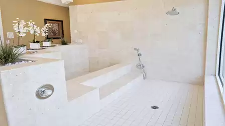 Probably the most unusual shower you’ve ever seen