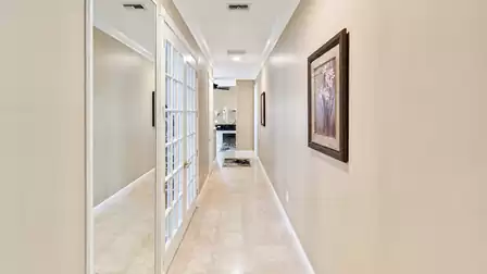 Exclusively designed hallway on the upper floor