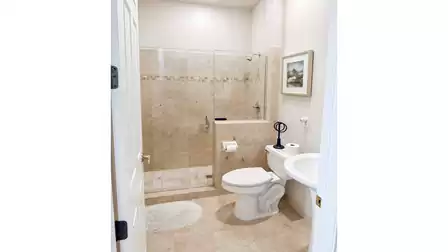 Bathroom with walk-in shower