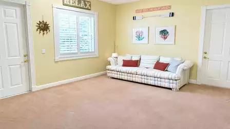 Cozy sofa to relax on