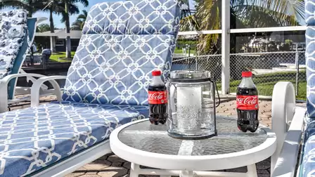 Who would not want to relax with a cool drink on one of these lounge chairs?