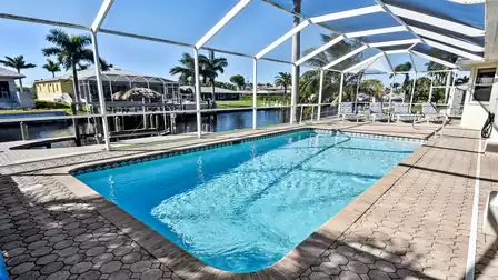 The pool can be heated electrically if required