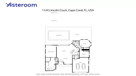Floor plan of Villa Boaters Dream