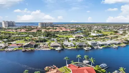 View from Villa Rosegarden to the Caloosahatchee River