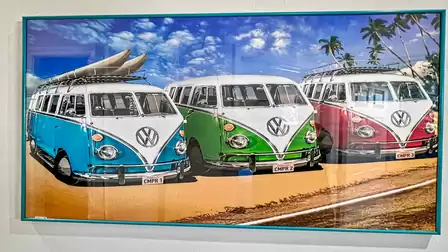 Colorful vintage cars bring back memories