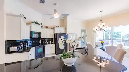 The kitchen offers everything the amateur chef needs