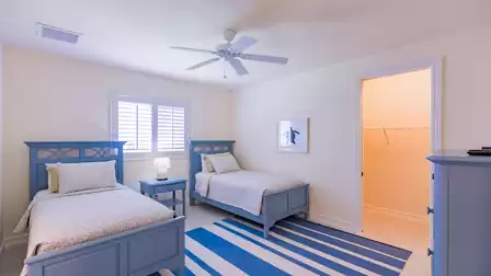 The third bedroom features two comfortable Twin beds