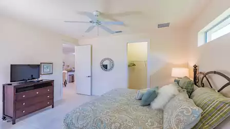 You can access your closet directly from the bedroom