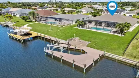 A walk around dock and lift for your rental boat