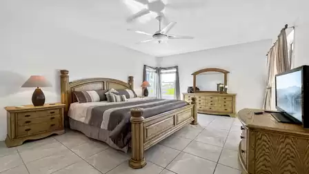 King Size bed in the master for a good night of sleep