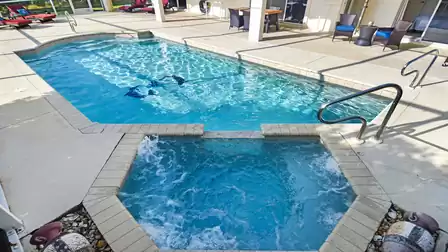 Pool and spa can be electrically heated