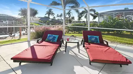 Pick one of the comfortable lounge chairs and work on your tan