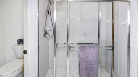 Showering is a pleasure here
