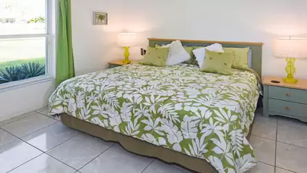 The second bedroom also features a King size bed
