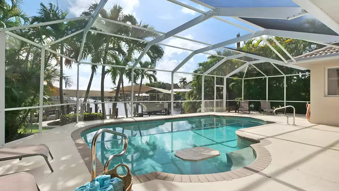Soak up some sun and then jump in the pool for a refreshing swim