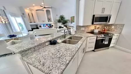 Even when washing dishes you can watch TV