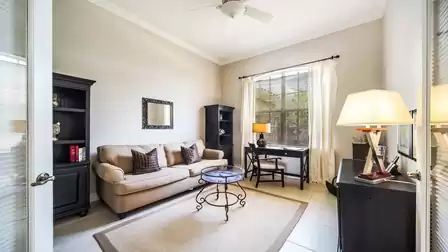 The front room is another fine example of contemporary design