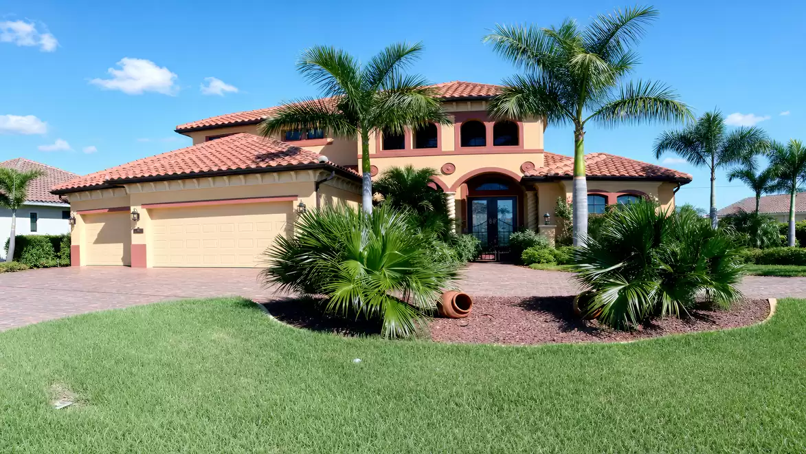 This spacious two-story mansion will impress you with its Mediterranean style, exquisite furnishings and tasteful decor
