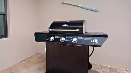 Guests are welcome to make good use of the gas grill